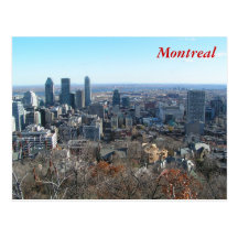 Panoramablick von Montreal Postkarten