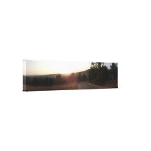Panoramische Landschafts-Straßen-Leinwand Leinwand Druck