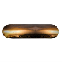 Panoramisches Ufer des Sonnenuntergangs Seean Meon Personalisierte Skatedecks