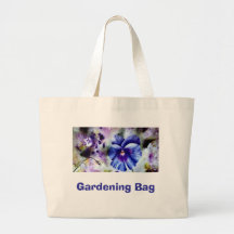 Pansy, im Garten arbeitentasche