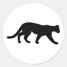 Panther - Puma Runde Sticker