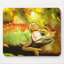 Pantherchamäleon Digital-Kunst Mousepad