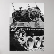 Panzer Fahrrad Plakate
