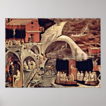 Paolo Uccello - Episoden vom Einsiedlerleben Posterdruck