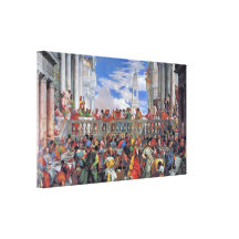 Paolo Veronese - die Hochzeit bei Cana Galerie Gefaltete Leinwand