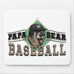 Papa-Bärn-Baseball durch Mudge Studios Mousepads