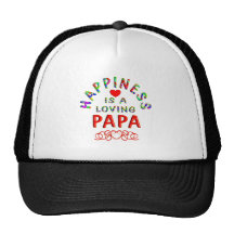 Papa-Glück Baseball Mützen
