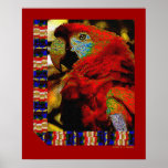 'Papagaio tun Brasil Posterdrucke