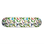 Papageien-verrücktes Skateboard Personalisiertes Skateboarddeck