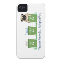 Papier, Plastik, Mops Smartphone Hüllen Case-Mate iPhone 4 Hülle