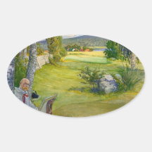 Paradies in Schweden 1910 Sticker