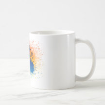 Paradiesgraffiti-Insel - malen Sie Spritzer-Strand Tee Tassen