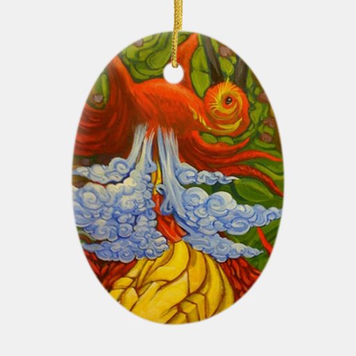 Paradiesvogel Ornament
