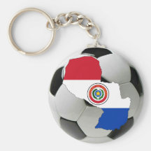 Paraguay futbol schlüsselbänder