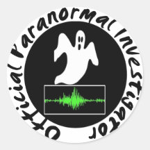 Paranormal Forscher-Aufkleber