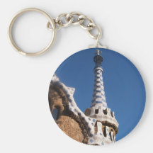 Parc Guell Lebkuchen-Haus Schlüsselanhänger