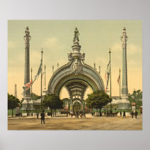 Paris, 1900 "Ausstellungs-universeller" großartige Plakat