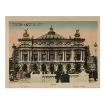 Paris-Andenken L'Paris Opernhaus Postkarten