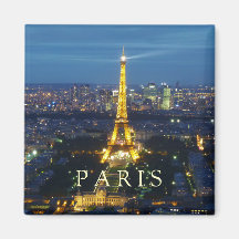 Paris durch Nachtmagneten