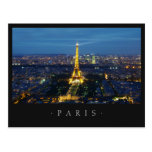 Paris durch Nachtpostkarte