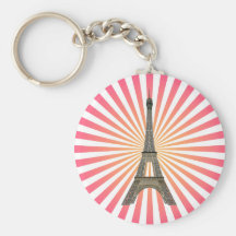 Paris: Eiffelturm: Vektorzeichnen: Keychain Schlüsselanhänger