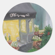 Paris-Einkaufen durch Kerzenlicht Sticker