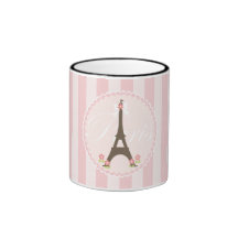 Paris im Frühjahr Girly Kaffeetasse