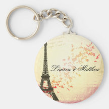 Paris in der Liebe - Eiffel-Turm Schlüsselbänder