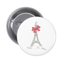 Paris… Je t'aime Buttons