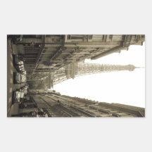 Paris Rechtecksticker
