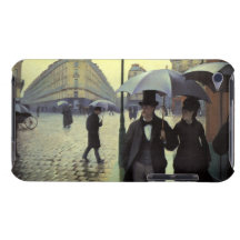 Paris-Straße, regnerischer Tag durch Gustave Caill Barely There iPod Etuis