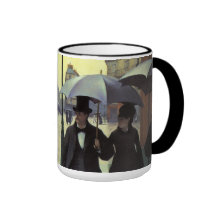 Paris-Straße, regnerischer Tag durch Gustave Caill Kaffee Tasse