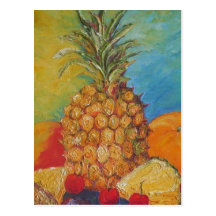Paris tropische Ananas Postkarten