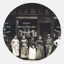 Pariser Bäckerei 1900 Runde Sticker