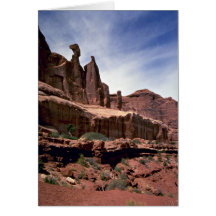 Park Avenue, Bögen Nationalpark, Utah-Felsen forma Grußkarte