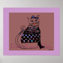 Park Avenue-Miezekatze Plakatdrucke