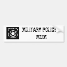 PARLAMENTARIER, MILITÄRPOLIZEI-MAMMA AUTO AUFKLEBER