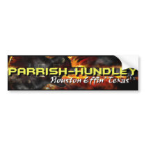 Parrish-Hundley Houston Effin TX Autoaufkleber autoaufkleber