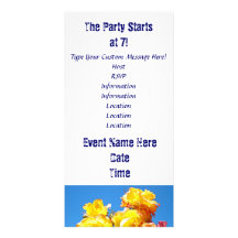 Party-beginnen mit 7! Kundenspezifische Einladungs Photo Karten