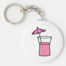 Party Drink Key Chain