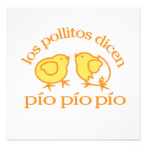 Party Einladung Los Pollitos Dicen einladungen