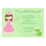 Party Einladung Prinzessin-Birthday