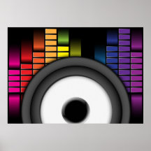 Party-Hintergrund Posterdrucke