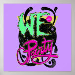 Party-Plakat