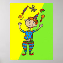 Party-Tier-Junge Plakat