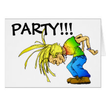 Party-Tierschwermetall Mosh GrubeHeadBanger Grußkarten