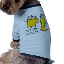 Partytotenbahrenhemd Hund T-shirt