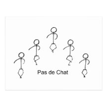 Pas de chat postkarten