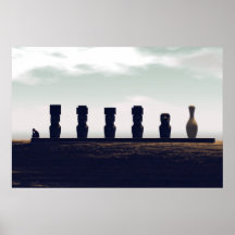 Pascua Bowling Rapa Nui Plakat