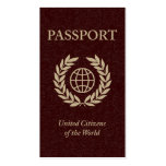 Pass Visitenkarten Vorlage